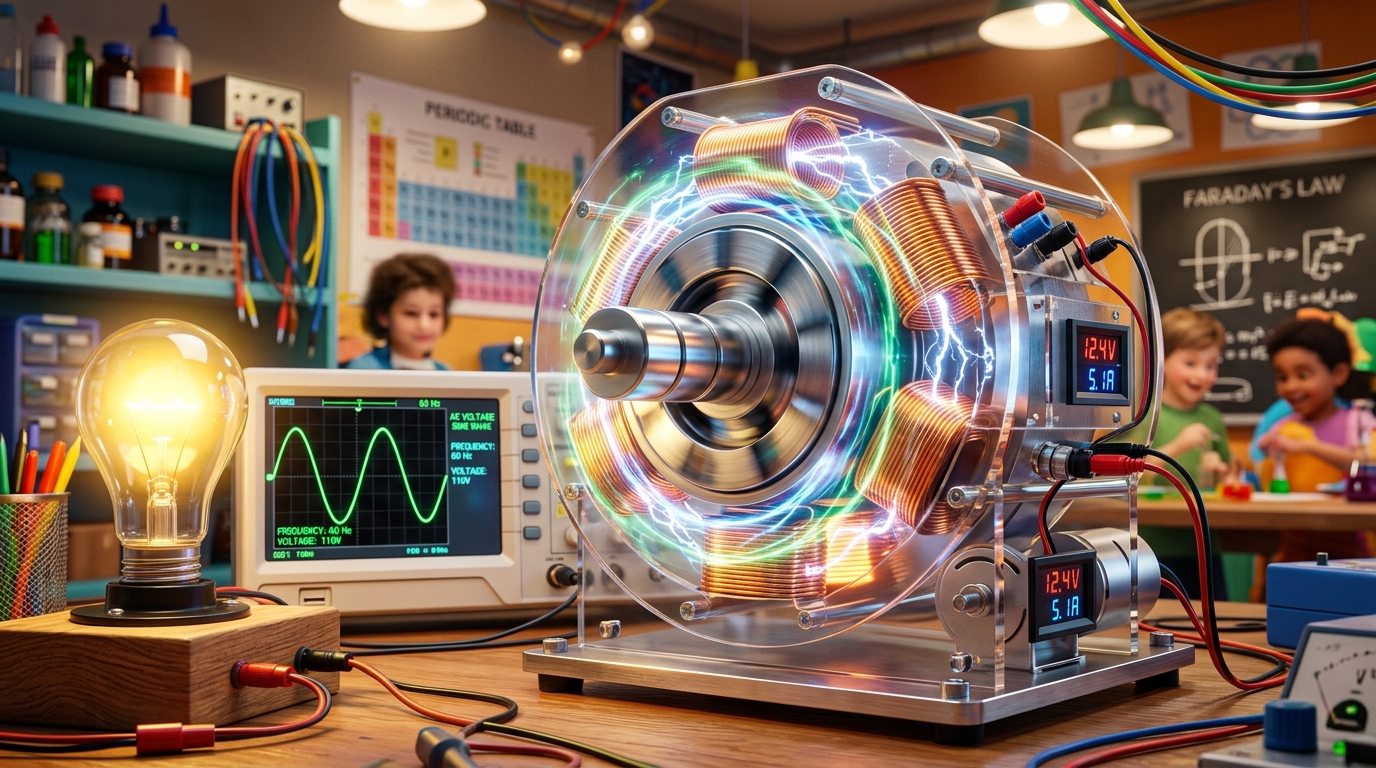 Spin Power: Electromagnetic Generator