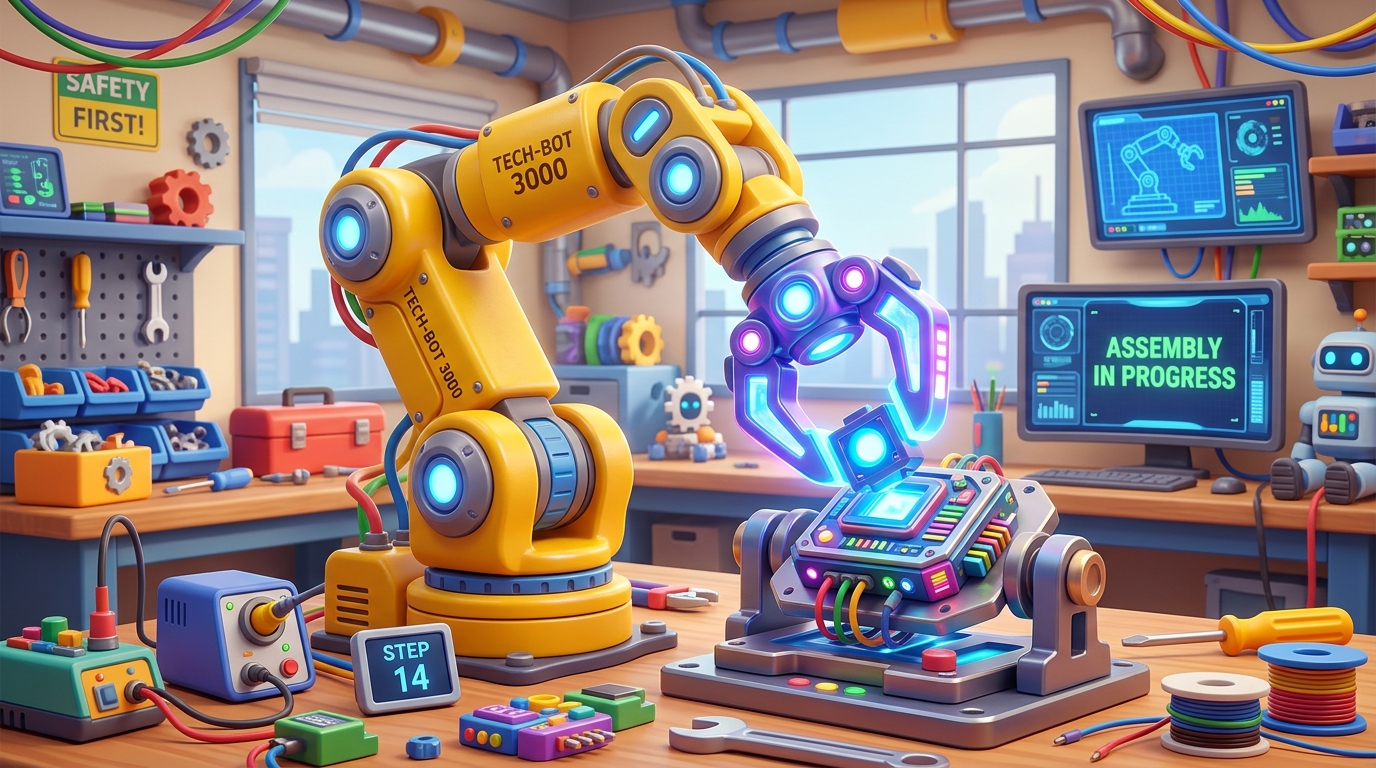 6-DOF Industrial Robotic Arm